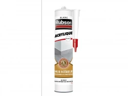 Mastic d'étanchéité mur intérieur finition, RUBSON, 280 ml blanc