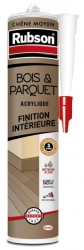 Mastic d'étanchéité boiserie, parquet et plinthe RUBSON 280 ml chêne moyen