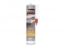 Mastic D'Étanchéité Boiserie, Parquet Et Plinthe Rubson 280 Ml Gris Moyen