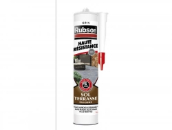 Mastic D'Étanchéité Sol Terrasse Rubson Haute Résistance 280 Ml Gris