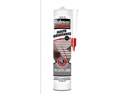 Mastic D'Étanchéité Toiture Rubson Haute Résistance 280 Ml Noir