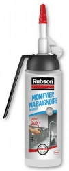 Mastic d'étanchéité cuisine&bain RUBSON Juste dose silicone gris 100ml