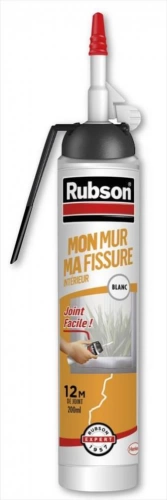 Mastic d'étanchéité mur et boiserie intérieur RUBSON blanc 200ml