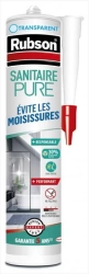 Mastic d'étanchéité cuisine et bain pure sanitaire RUBSON transparent 280ml