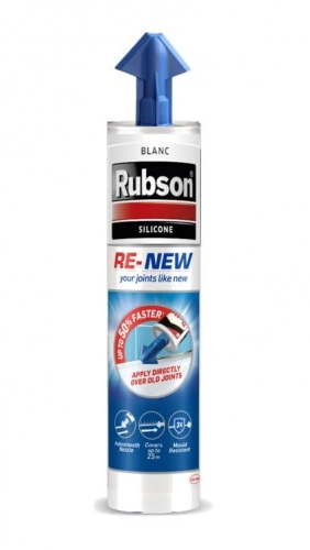 Mastic d'étanchéité cuisine et bain RUBSON Renew blanc 280 ml