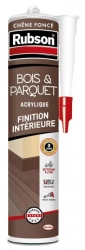 Mastic d'étanchéité boiserie, parquet et plinthe RUBSON 280 ml marron