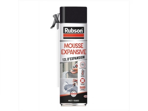 Mousse expansive multi usages inf. 0,1% iso RUBSON blanc 275ml/12l