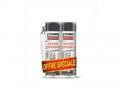Lot de 2 mousses expansive multi usages inf. 0,1% iso RUBSON blanc 345ml/15l