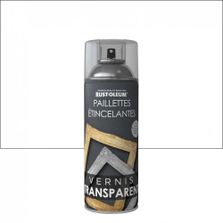 Vernis en bombe aérosol Sparkly brillant RUSTOLEUM, incolore, 0.4 l