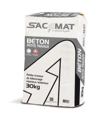 Béton prêt à l'emploi SACAMAT, 30 kg