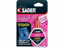 Colle Réparation Liquide Spéciale Couture Facile Sader, 40Ml