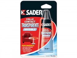 Colle type néoprène gel multi-usages, SADER, 55 ml invisible