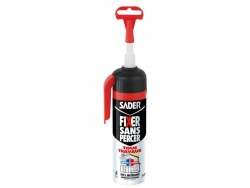 Colle Mastic Fixer Sans Percer 100% Materiaux Sader, 100Ml