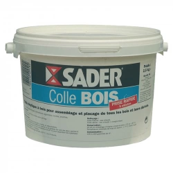 Colle à bois prise rapide - seau 2,5 Kg