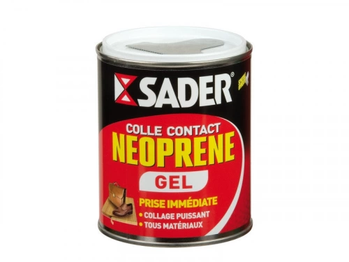 Colle Néoprène Gel Multi - Usages Sader, 750 Ml