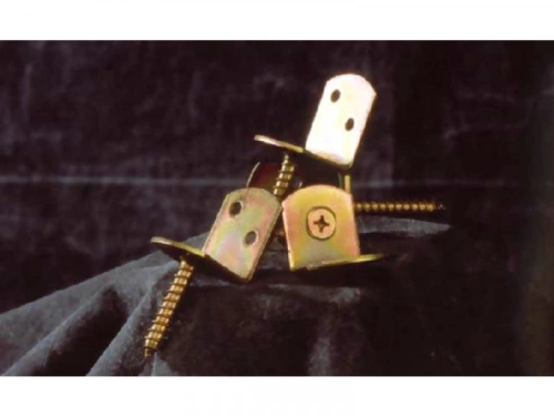 Lot De 4 Équerres De Fixation, L.35 Mm X H.7 X P.3 Cm