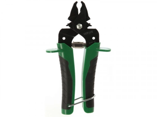 Agrafeuse vert, H.  18 x section.  16/20 cm