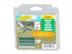 Lot de 200 agrafes Graf 20, vert