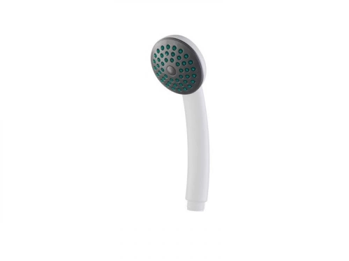 Pommeau de douche simple, blanc