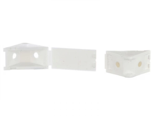 32 Taquets D'Assemblage Blanc, L.1.5 X L.3 Cm