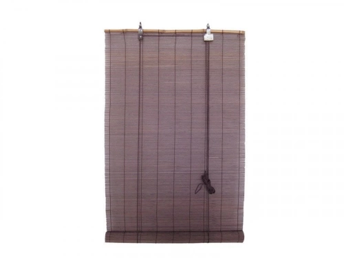 Store Enrouleur Tamisant, Chocolat Bambou, L.90 X H.180 Cm