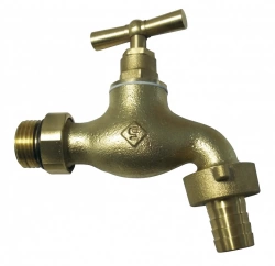 Robinet d'arrêt orientable auto-étanche à clapet, mâle/mâle 15x21 mm 20x27 mm