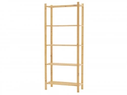 Etagère en pin à 5 tablettes , L.70 x P.30 x H.170 cm