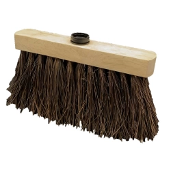 Tête à balai extérieur en bois fsc 100 % Piassava Naturel BIGBROSS