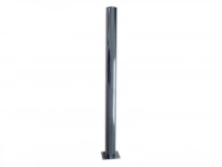 Lot De 4 Pieds De Table Cylindrique Fixes Métal Époxy Gris, 71 Cm
