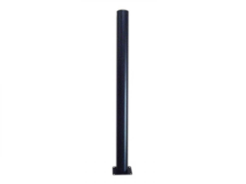 Lot De 4 Pieds De Table Cylindrique Fixes Métal Époxy Noir, 71 Cm