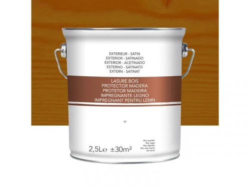 Lasure chêne moyen satiné 2.5 L