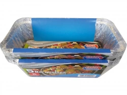 Lot de 5 barquettes aluminium 1L