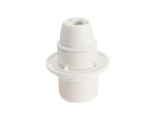 Douille Électrique E14 À Vis Thermoplastique Blanc