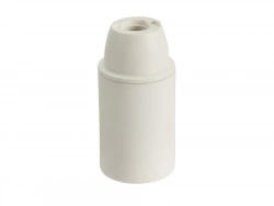 Douille électrique E14 à vis thermoplastique, blanc