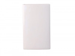 Saturateur plat large céramique blanc, 350 ml