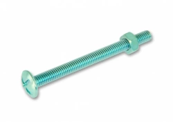 Vis métal acier tête ronde, Ø6 x L.40 mm, vente au poids