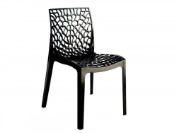Chaise de jardin en polypropylène Grafik anthracite