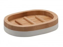 Porte-savon James, blanc-blanc 0