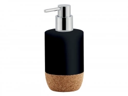 Distributeur de savon céramique Odemira, noir