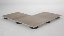 Lot de 8 plots pour dalle, H.40 à 60 mm