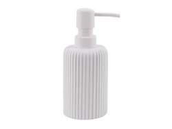 Distributeur de savon résine Line, blanc n°0
