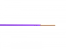 Fil Électrique 1.5 Mm² H07Vu, En Couronne De 100M Violet