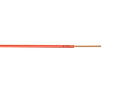 Fil Électrique 1.5 Mm² H07Vu, En Couronne De 100M Orange