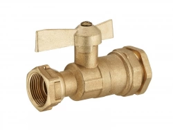Vanne  À Compression Laiton D.25 Pour Tube En Polyéthylène