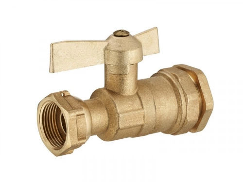 Vanne  À Compression Laiton D.25 Pour Tube En Polyéthylène