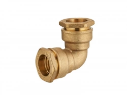 Raccord Coude À Compression Laiton D.20 Pour Tube En Polyéthylène