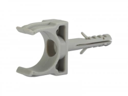 Lot de 10 clips et chevilles, diam. 20 x L.60 mm