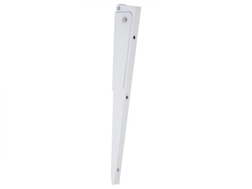 Equerre Escamotable Acier Epoxy Blanc, H.13 X P.30 Cm