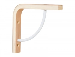 Equerre Multi + Bois Brut Naturel, H.13 X P.15 Cm