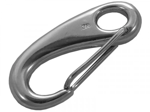 Mousqueton De Sécurité 70Mm Inox A4 / Aisi 316